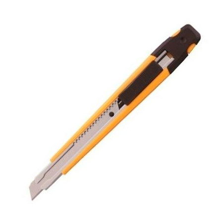 (A-1) OLFA CUTTER STANDARD A-1 / CUCHILLA FRACTURABLE DE 9 MM / DIESTROS Y ZURDOS