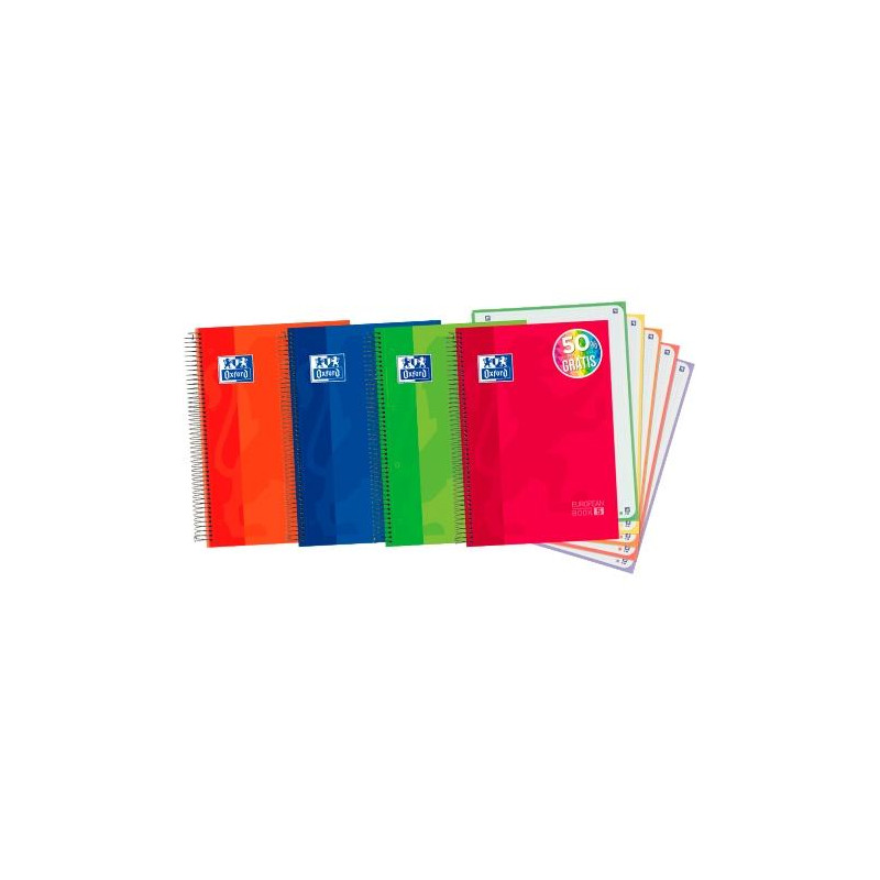 (100430279) OXFORD CUADERNO CLASSIC EUROPEANBOOK 5 WRITE&ERASE 120H A4+ 5X5 MICROPERFORADO T/EXTRADURA C/SURTIDOS VIVOS (100430279) OXFORD CUADERNO CLASSIC EUROPEANBOOK 5 WRITE&ERASE 120H A4+ 5X5 MICROPERFORADO T/EXTRADURA C/SURTIDOS VIVOS