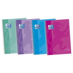 (400073042) OXFORD CUADERNO CLASSIC EUROPEANBOOK 5 WRITE&ERASE 120H A4+ 5X5 MICROPERFORADO T/EXTRADURA COLORES TENDENCIA
