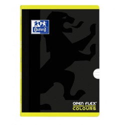 (400109592) OXFORD LIBRETA GRAPADA OPENFLEX COLOUR 48H A4 90GR 1 LÍNEA 2M TAPA DE PLÁSTICO PACK 10 UD LIMA