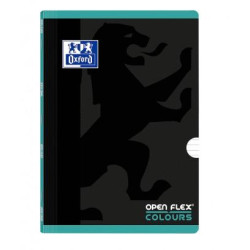 (400109593) OXFORD LIBRETA GRAPADA OPENFLEX COLOUR 48H A4 90GR 1 LÍNEA 2M TAPA DE PLÁSTICO PACK 10 UD ICE MINT