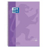 (400117273) OXFORD CUADERNO TOUCH EUROPEANBOOK 1 WRITE&ERASE 80H A4+ 5X5MM MICROPERFORADO T/EXTRADURA MALVA PASTEL