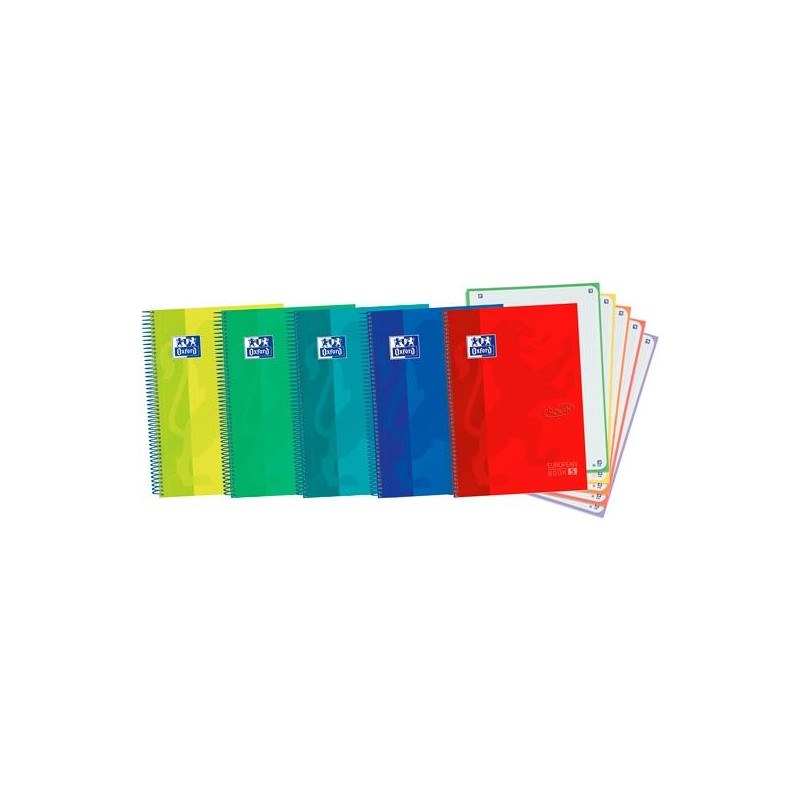 (400138671) OXFORD CUADERNO EBOOK 5 TOUCH ESPIRAL MICROPERFORADO A4+ 120H 5X5MM TAPA EXTRADURA C/SURTIDOS VIVOS (400138671) OXFORD CUADERNO EBOOK 5 TOUCH ESPIRAL MICROPERFORADO A4+ 120H 5X5MM TAPA EXTRADURA C/SURTIDOS VIVOS