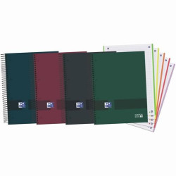 (400159032) OXFORD CUADERNO & YOU EUROPEANBOOK 5 WRITE&ERASE 120H A4+ 5X5 MICROPERFORADO TAPA EXTRADURA C/SURTIDOS NEUTROS