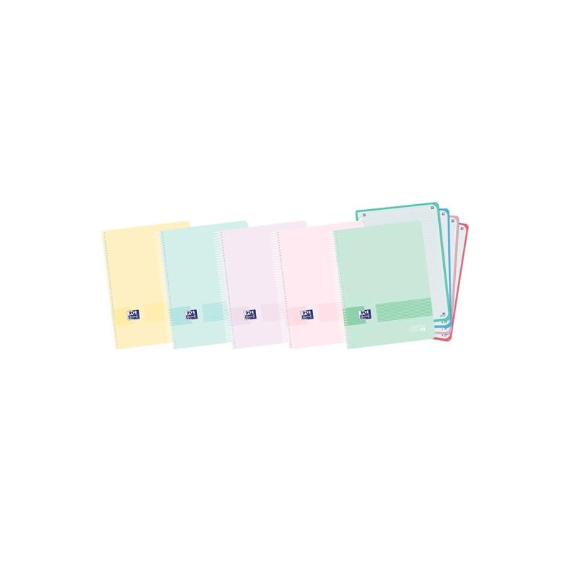 (400166695) OXFORD CUADERNO LIVE&GO EUREPEANBOOK 4 MICROPERFORADO 120H A5+ 5X5MM TAPA DE PLÁSTICO C/SURTIDOS PASTEL (400166695) OXFORD CUADERNO LIVE&GO EUREPEANBOOK 4 MICROPERFORADO 120H A5+ 5X5MM TAPA DE PLÁSTICO C/SURTIDOS PASTEL