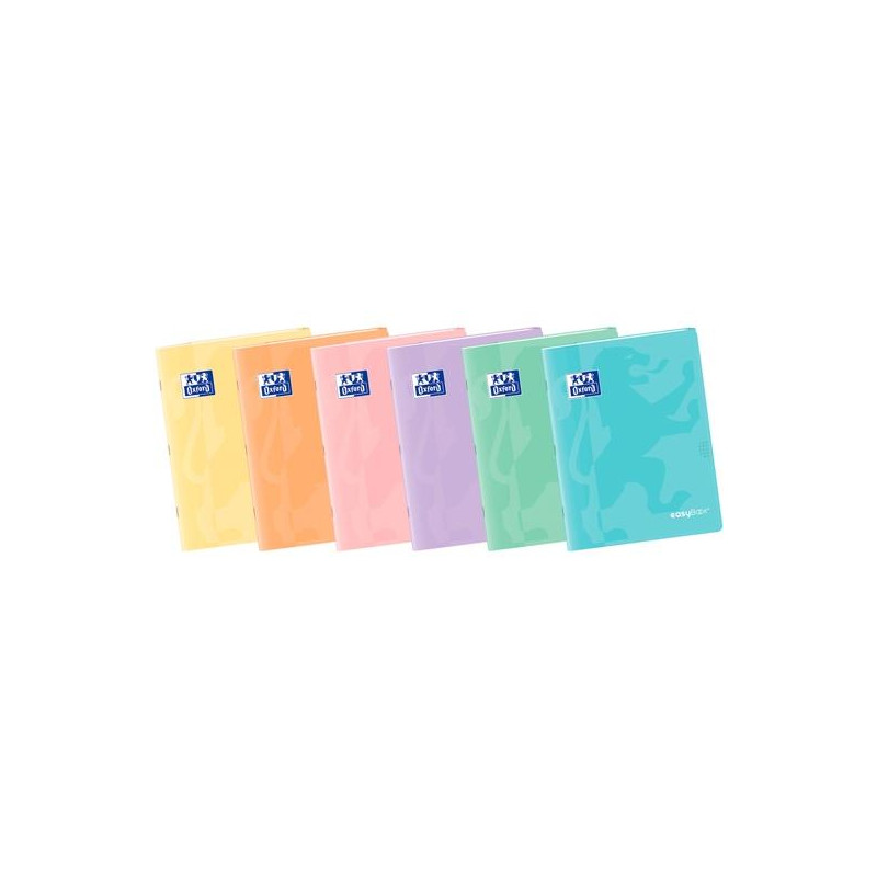 (400172932) OXFORD LIBRETA GRAPADA EASYBOOK 48H A4 4X4MM TAPA DE PLÁSTICO C/SURTIDOS PASTEL (400172932) OXFORD LIBRETA GRAPADA EASYBOOK 48H A4 4X4MM TAPA DE PLÁSTICO C/SURTIDOS PASTEL
