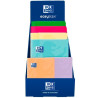 (400177822) OXFORD LIBRETAS GRAPADAS EASYBOOK A4/A5 TAPA PLÁSTICO C/SURTIDOS PASTEL/VIVOS EXPOSITOR 40 UD