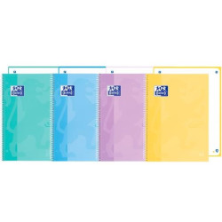(400184541) OXFORD CUADERNO EUROPEANBOOK 1 SCHOOL TOUCH 80H A4+ DOTS WRITE&ERASE T/EXTRADURA C/SURTIDOS PASTEL