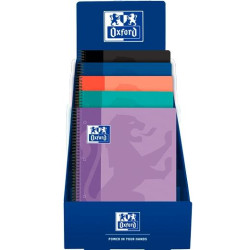 (400198972) OXFORD CUADERNO EUROPEANBOOK 1 SCHOOL CLASSIC  80H A4+ 5X5 TAPA PLÁSTICO C/SURTIDOS EXP. 25 UD