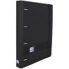 (400119071) OXFORD CARPETA ANILLAS 4X35MM LIVE&GO EUROPEANBINDER C/RECAMBIO A4+ 5X5 TAPA POLYFOAM NEGRO