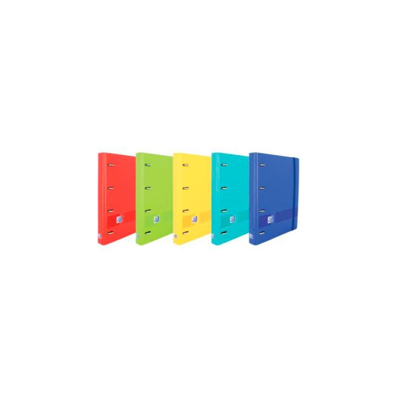 (400146174) OXFORD LIVE & GO CARPETA 4 ANILLAS EUROPEANBINDER POLYFOAM C/ RECAMBIO 100H 5X5 A4+ COLORES SURTIDOS VIVOS (400146174) OXFORD LIVE & GO CARPETA 4 ANILLAS EUROPEANBINDER POLYFOAM C/ RECAMBIO 100H 5X5 A4+ COLORES SURTIDOS VIVOS