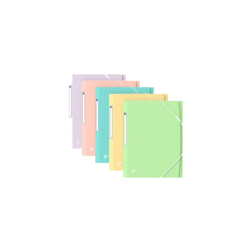 (400187619) OXFORD CARPETA DE GOMAS URBAN 3 SOLAPAS A4+ PLÁSTICO TRASLÚCIDO C/SURTIDOS PASTEL (400187619) OXFORD CARPETA DE GOMAS URBAN 3 SOLAPAS A4+ PLÁSTICO TRASLÚCIDO C/SURTIDOS PASTEL