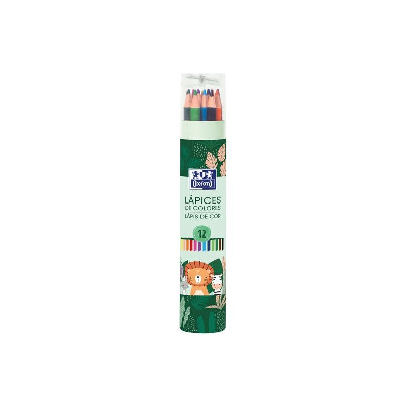 (400180377) OXFORD LÁPICES DE COLORES ANIMAL BESTIES C/SURTIDOS ESTUCHE 12 UD + 1 SACAPUNTAS (400180377) OXFORD LÁPICES DE COLORES ANIMAL BESTIES C/SURTIDOS ESTUCHE 12 UD + 1 SACAPUNTAS