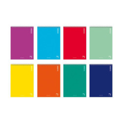 (16432) PACSA BLOCK BASIC 80 HOJAS 4X4 TAPAS CARTÓN CUARTO 60GR COLORES SURTIDO -10U-