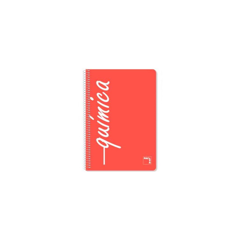 (16529) PACSA CUADERNO ASIGNATURAS 80H FOLIO 90GR 4X4MM TAPAS PP PACK 4 UD "QUÍMICA" (16529) PACSA CUADERNO ASIGNATURAS 80H FOLIO 90GR 4X4MM TAPAS PP PACK 4 UD "QUÍMICA"