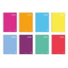 (16952) PACSA CUADERNO POLIPAC 80H FOLIO 70GR 4X4MM TAPAS PP PACK 5 UD COLORES SURTIDOS