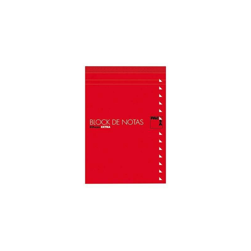 (18902) PACSA BLOC NOTAS 80H TREPADAS FOLIO LISO CON TAPA -10U- (18902) PACSA BLOC NOTAS 80H TREPADAS FOLIO LISO CON TAPA -10U-