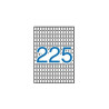 (01857) APLI ETIQUETAS ADHESIVAS 8X12MM MANUAL/IMPRESIÓN C/ROMOS 225 X 15H A5 BLANCO