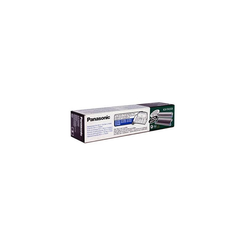 (KX-FA55X) PANASONIC CINTA DE TRANSFERENCIA TÉRMICA FAX KX-FP 181/185/151SP (PACK 2) (KX-FA55X) PANASONIC CINTA DE TRANSFERENCIA TÉRMICA FAX KX-FP 181/185/151SP (PACK 2)