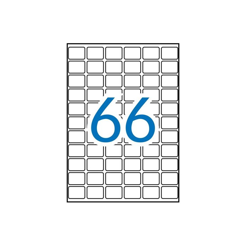 (01864) APLI ETIQUETAS ADHESIVAS 16X22MM MANUAL/IMPRESIÓN C/ROMOS 66 X 15H A5 BLANCO (01864) APLI ETIQUETAS ADHESIVAS 16X22MM MANUAL/IMPRESIÓN C/ROMOS 66 X 15H A5 BLANCO