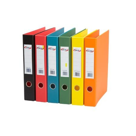 (248004) PARDO ARCHIVADOR ANILLAS 4 X 40MM FOLIO PLASTICO VERDE