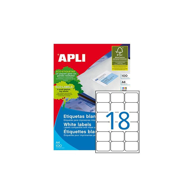 (02415) APLI ETIQUETAS ADHESIVAS 63 (02415) APLI ETIQUETAS ADHESIVAS 63