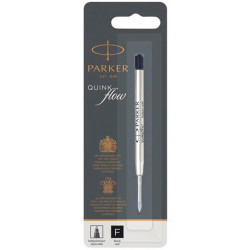 (1950367) PARKER RECAMBIO DE BOLÍGRAFO QUINKFLOW PUNTA DE BOLA F NEGRO -BLISTER-