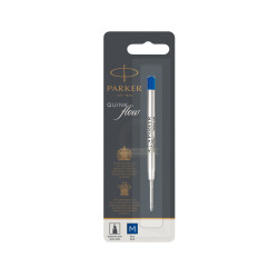 (1950371) PARKER RECAMBIO BOLIGRAFO QUINK FLOW AZUL PUNTA MEDIA BLISTER