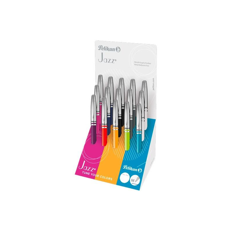 (300014178) PELIKAN BOLÍGRAFO JAZZ CLASSIC TINTA AZUL C/SURTIDOS EXPOSITOR 15 UD (300014178) PELIKAN BOLÍGRAFO JAZZ CLASSIC TINTA AZUL C/SURTIDOS EXPOSITOR 15 UD