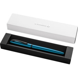 (400198408) PELIKAN PLUMA ESTILOGRÁFICA JAZZ NOBLE ELEGANCE M TINTA AZUL COLOR AGUAMARINA ESTUCHE DE REGALO