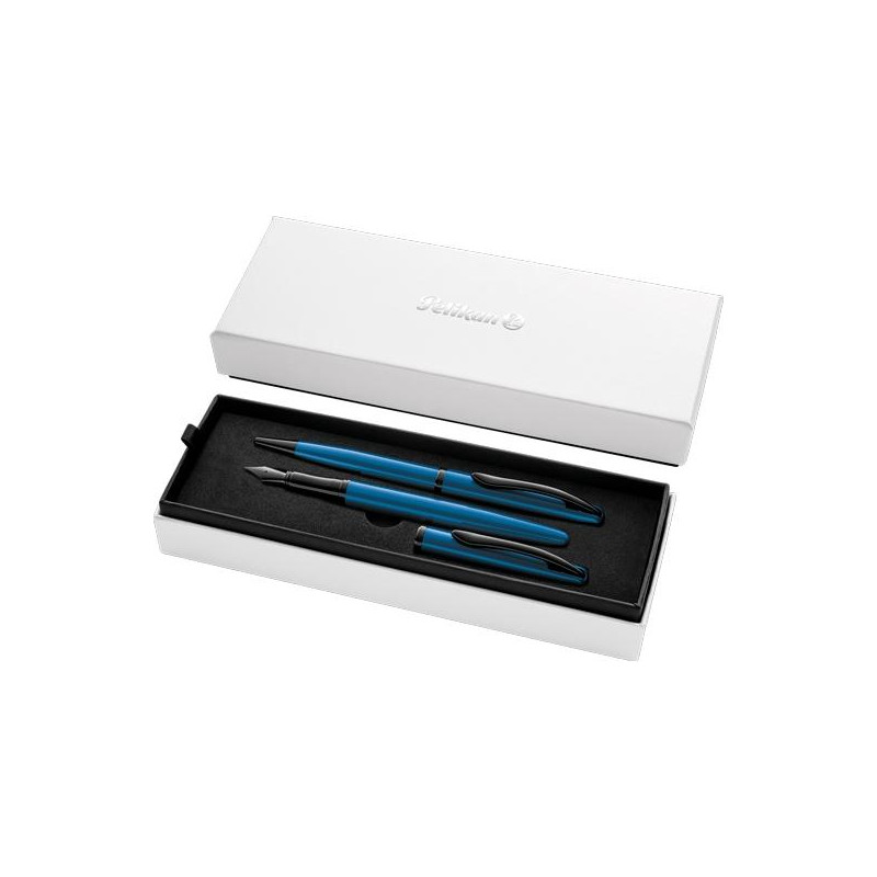 (400198413) PELIKAN SET BOLÍGRAFO + ESTILOGRÁFICA JAZZ NOBLE ELEGANCE TINTA AZUL COLOR AGUAMARINA ESTUCHE DE REGALO (400198413) PELIKAN SET BOLÍGRAFO + ESTILOGRÁFICA JAZZ NOBLE ELEGANCE TINTA AZUL COLOR AGUAMARINA ESTUCHE DE REGALO