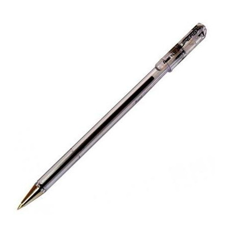 (BK77-Pentel-A) PENTEL BOLÍGRAFO SUPERB BK77 NEGRO CAJA 12 UD