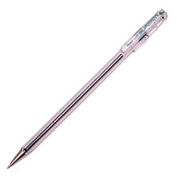 (BK77-Pentel-D) PENTEL BOLÍGRAFO SUPERB BK77 VERDE CAJA 12 UD