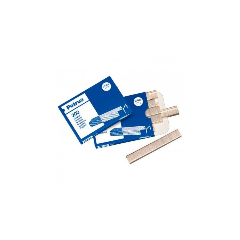 (55700) PETRUS GRAPAS 202 COBREADAS -CAJA DE 1000 -20U- (55700) PETRUS GRAPAS 202 COBREADAS -CAJA DE 1000 -20U-