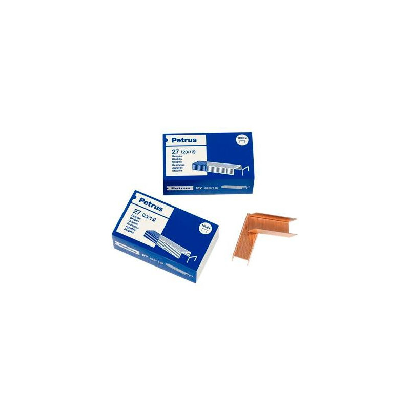 (55720) PETRUS GRAPAS MOD.27 (23/13) COBREADAS -CAJA DE 1000- (55720) PETRUS GRAPAS MOD.27 (23/13) COBREADAS -CAJA DE 1000-