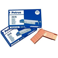 (55721) PETRUS GRAPAS 22/6 COBREADAS -CAJA DE 1000-