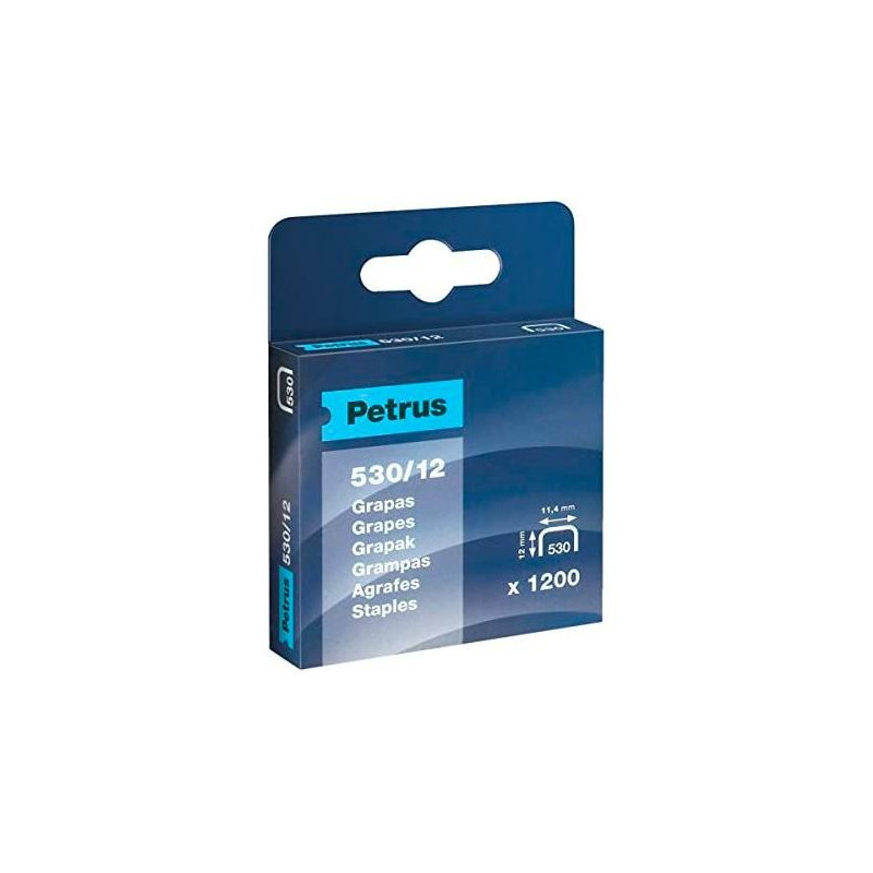 (77516) PETRUS GRAPAS 530/12 COBREADAS -CAJA DE 1200 (77516) PETRUS GRAPAS 530/12 COBREADAS -CAJA DE 1200