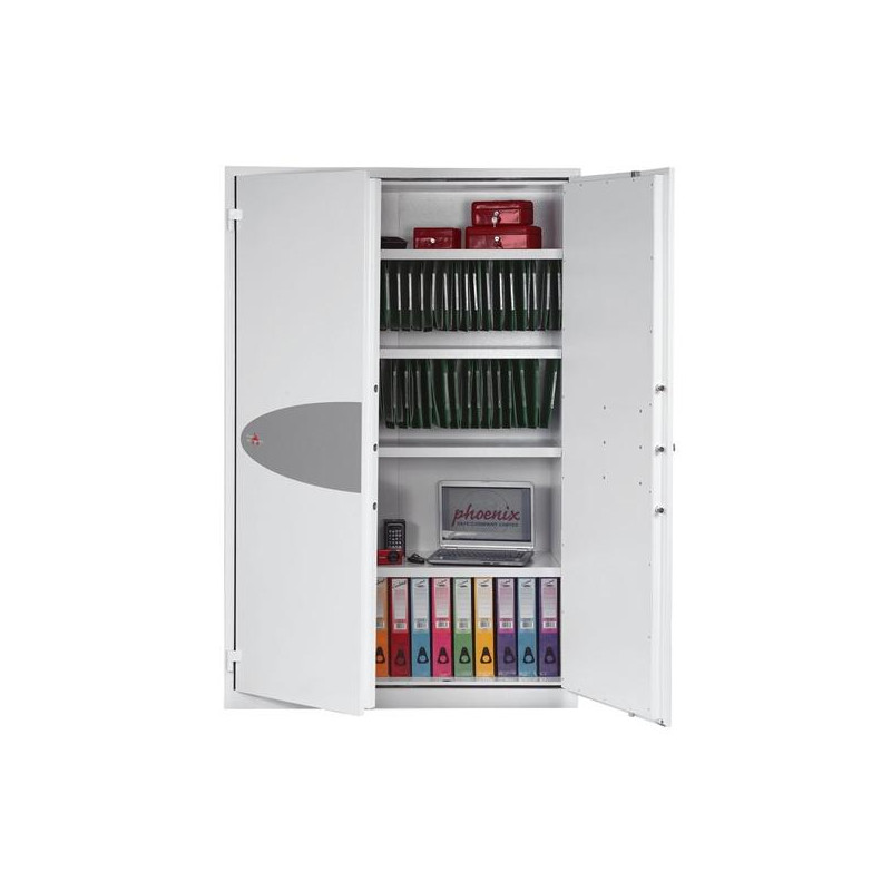 (FS1514E S2) PHOENIX ARMARIO DE SEGURIDAD IGNIFUGO FIRE RANGER 1950X1250X520MM 851L CERRADURA ELECTRÓNICA BLANCO (FS1514E S2) PHOENIX ARMARIO DE SEGURIDAD IGNIFUGO FIRE RANGER 1950X1250X520MM 851L CERRADURA ELECTRÓNICA BLANCO