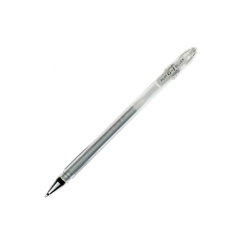 (BL-G1-7T-SI) PILOT ROLLER TINTA GEL G-1 0.7MM PLATA (BL-G1-7T-SI) PILOT ROLLER TINTA GEL G-1 0.7MM PLATA