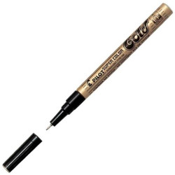 (SC-G-EF) PILOT MARCADOR PERMANENTE SC EXTRAFINO METÁLICO ORO