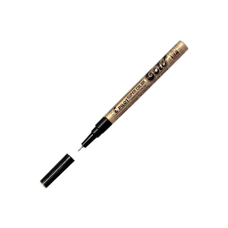 (SC-G-EF) PILOT MARCADOR PERMANENTE SC EXTRAFINO METÁLICO ORO (SC-G-EF) PILOT MARCADOR PERMANENTE SC EXTRAFINO METÁLICO ORO