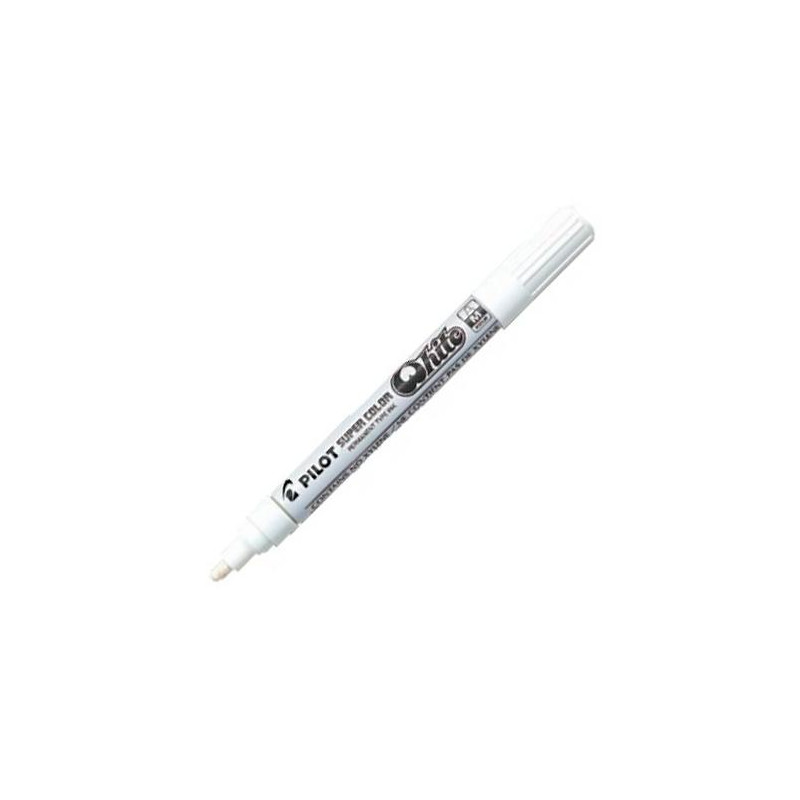 (SC-W-M) PILOT MARCADOR PERMANENTE DESECHABLE BLANCO MEDIO (SC-W-M) PILOT MARCADOR PERMANENTE DESECHABLE BLANCO MEDIO