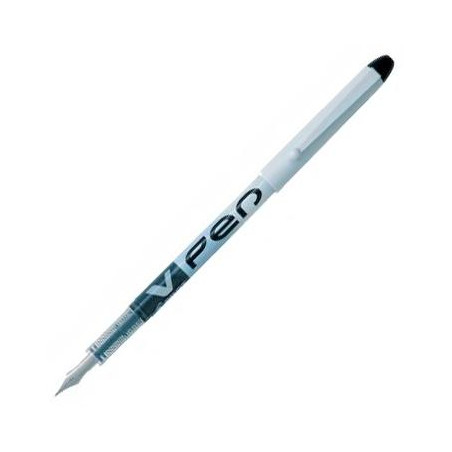 (SVPN-4W-B) PILOT PLUMA DESECHABLE VPEN CUERPO BLANCO NEGRO