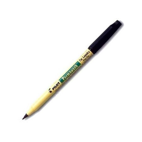 (SW-LMF-B) PILOT MARCADOR TEXTIL PERMANENTE PERMAWASH PUNTA 2MM NEGRO