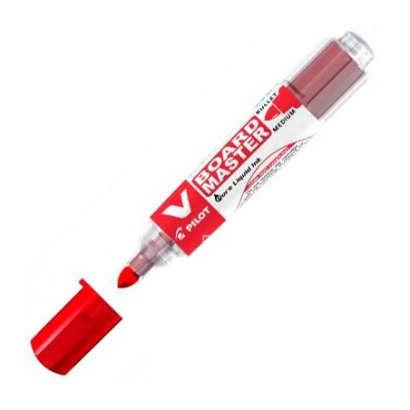 (WBMA-VBM-M-R-BG) PILOT ROTULADOR PIZARRA BLANCA V BOARD MASTER RECARGABLE ROJO