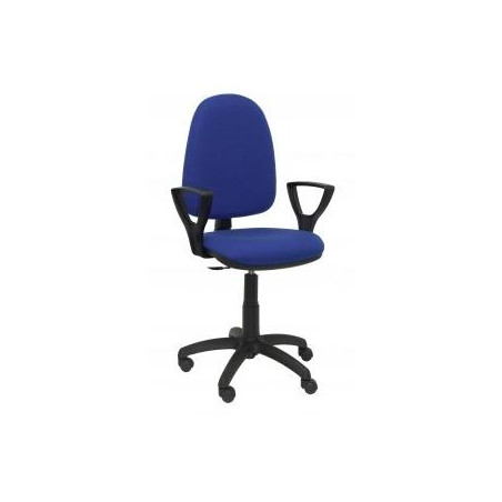 (04CPBALI229BGOLF) PIQUERAS Y CRESPO SILLA AYNA GIRATORIA CONTACTO PERMANENTE BRAZOS/F TEJIDO BALI AZUL