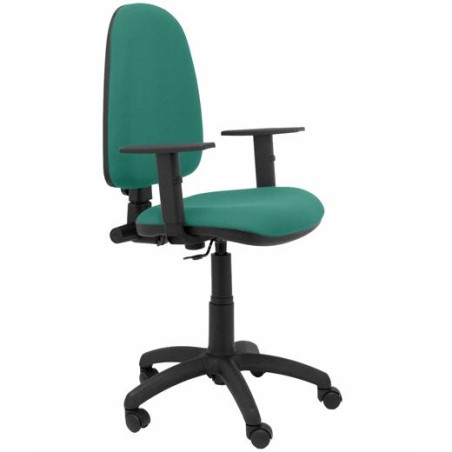 (04CPBALI456B10) PIQUERAS Y CRESPO SILLA AYNA GIRATORIA CP BRAZOS REGULABLES TEJIDO BALI VERDE