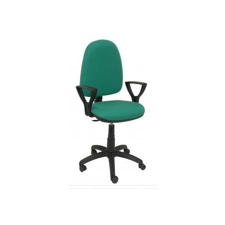 (04CPBALI456BGOLF) PIQUERAS Y CRESPO SILLA AYNA REGULABLE CONTACTO PERMANENTE BRAZOS/F TEJIDO VERDE
