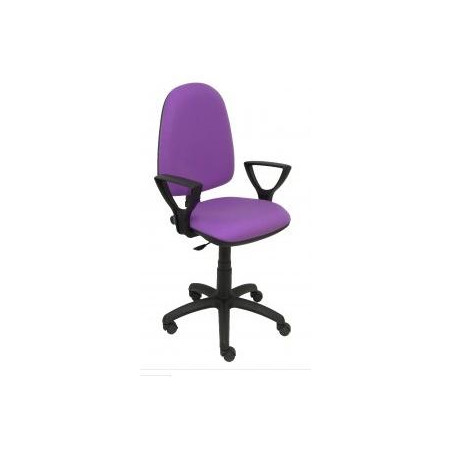 (04CPBALI82BGOLF) PIQUERAS Y CRESPO SILLA AYNA GIRATORIA CONTACTO PERMANENTE BRAZOS/F TEJIDO BALI LILA