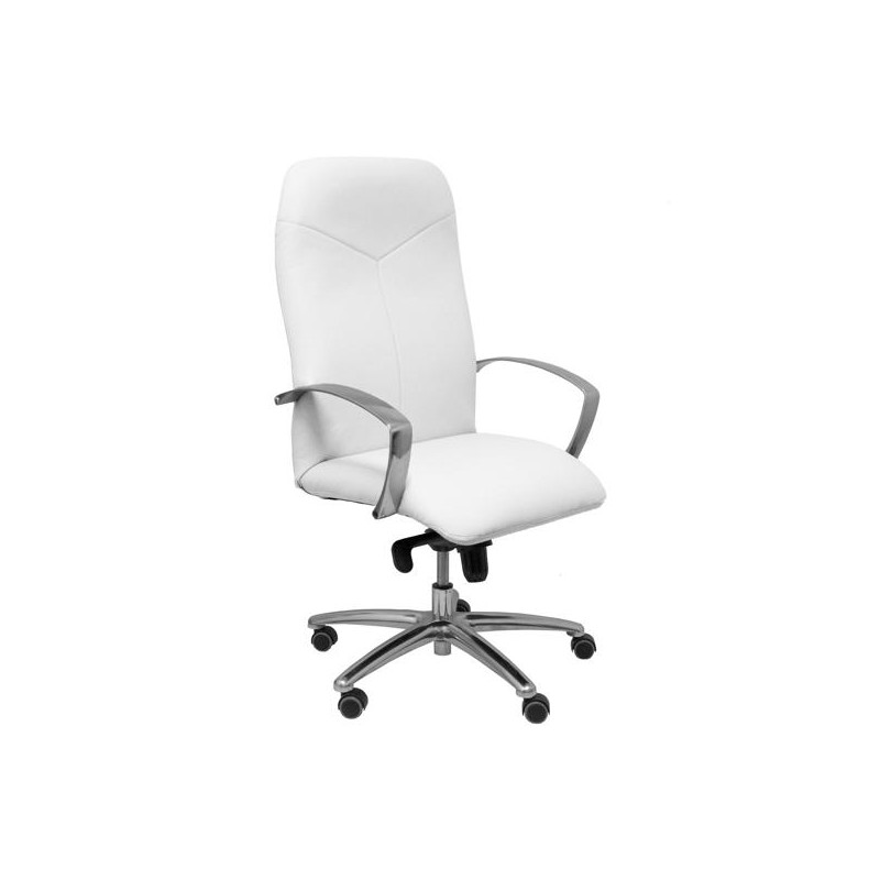 (115DBPIELBL) PIQUERAS Y CRESPO SILLÓN CAUDETE GIRATORIO BASCULANTE BRAZOS/F RUEDAS DE PARQUÉ TAPIZADO PIEL BLANCO (115DBPIELBL) PIQUERAS Y CRESPO SILLÓN CAUDETE GIRATORIO BASCULANTE BRAZOS/F RUEDAS DE PARQUÉ TAPIZADO PIEL BLANCO